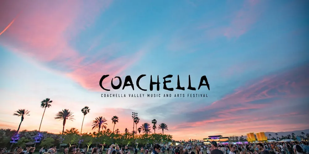 Plakat za priljubljeni festival Coachella