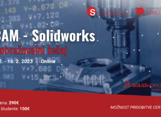 Osnovni CAM tečaj + Uradni certifikat o znanju – CAMWorks in SolidWorksCAM | 7.2. – 16.2. | Online