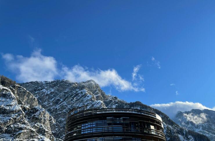 Krožna stavba v nordijskem centru Planica