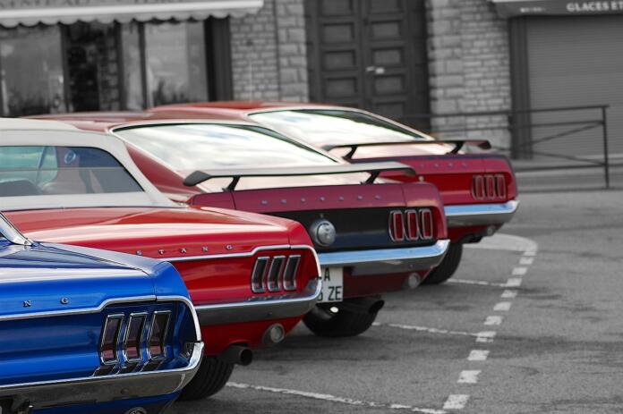 mustang tails, mustang, american muscle cars