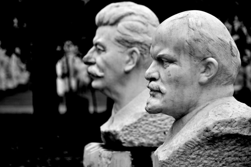 Park of the fallen Statues, Gorki Park, Moscow, Lenin and Stalin