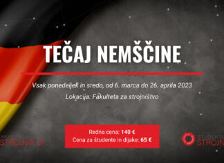 Osnovni tečaj nemščine | 6. 3. – 26. 4. 2023 | Ljubljana