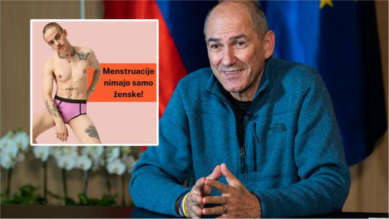 Janeza Janšo razkurile menstrualne hlačke: »Izrojenost kot bistvo kulturnega marksizma«