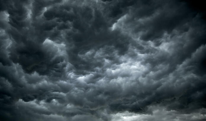 Dark, Ominous Clouds Promise Rain and poor Weather.