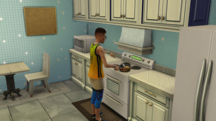 sims 4, cooking, screenshot