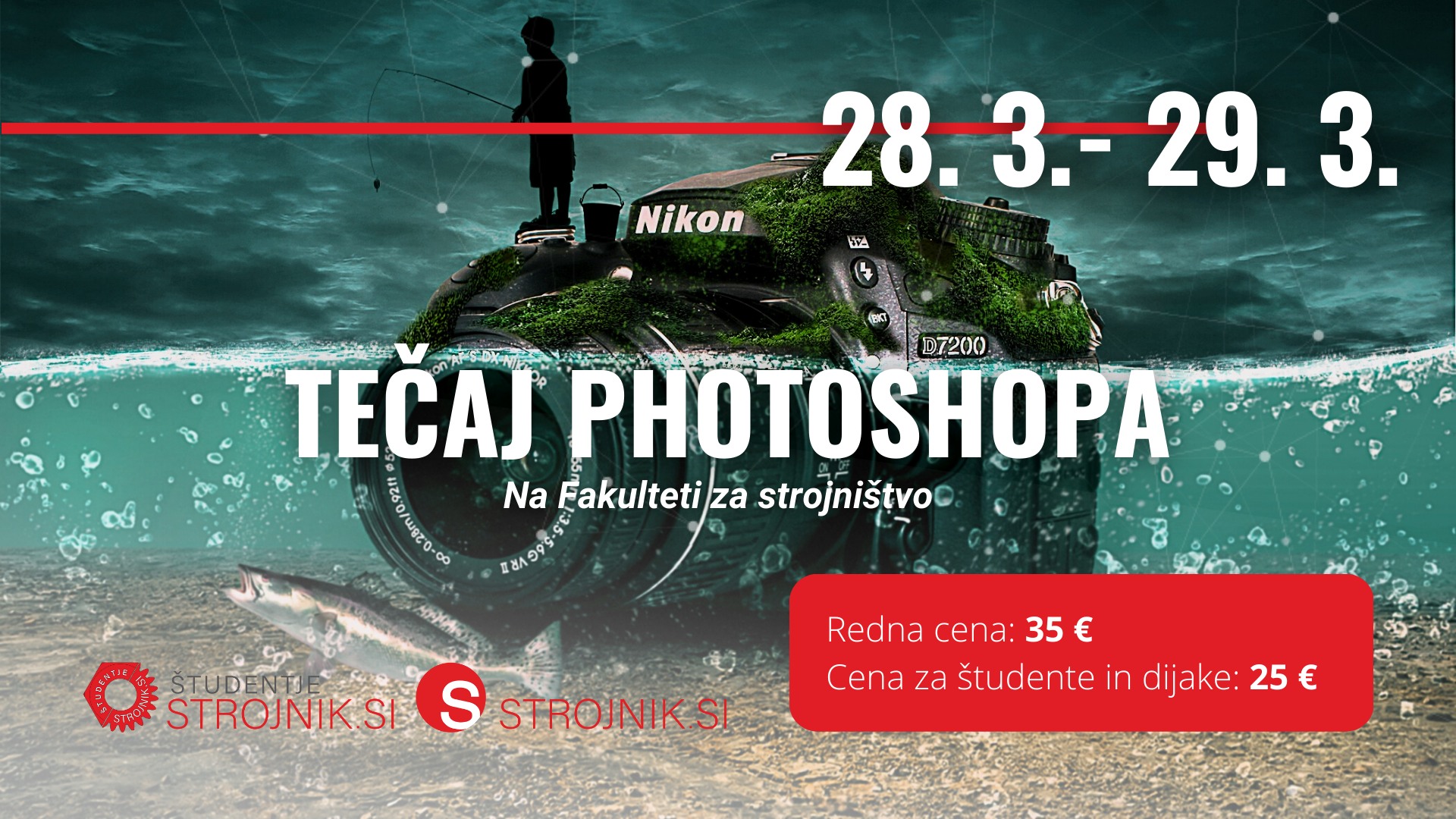 Osnovni tečaj Adobe Photoshop / 28.3. - 29.3. / Ljubljana