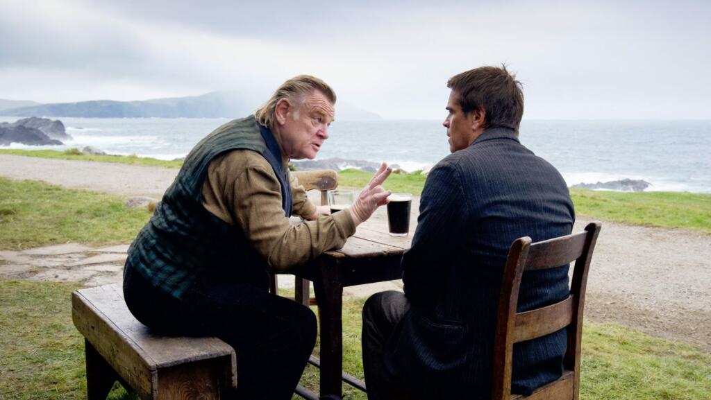 Brendan Gleeson in Collin Farell v filmu Duše otoka