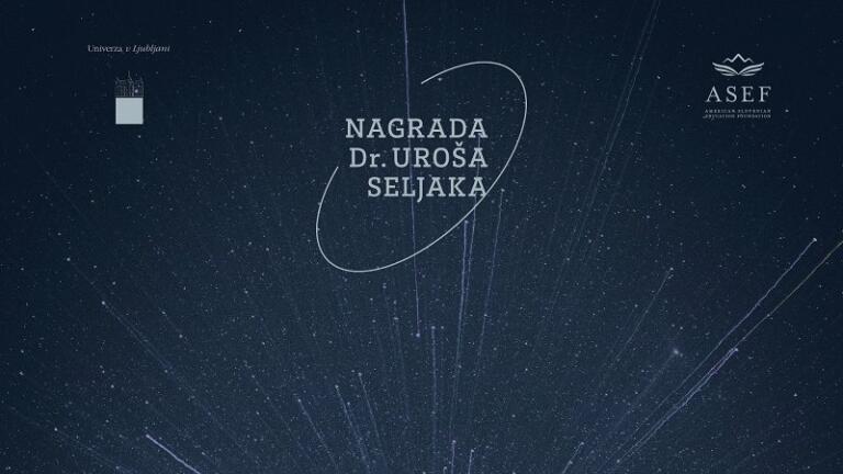 Objavljen je razpis za nagrado dr. Uroša Seljaka za leto 2023