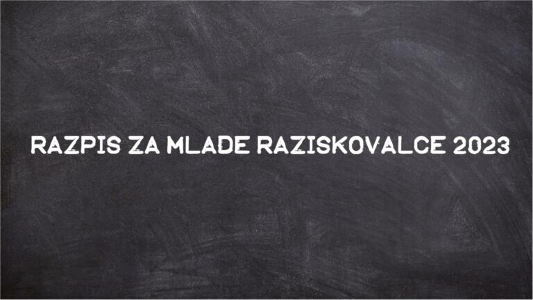 Univerza v Ljubljani razpisala 120 mest za mlade raziskovalce