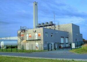biomass heating power plant, werl, germany
