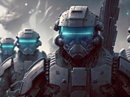 science fiction, military, soldier
