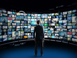 Video archives concept.