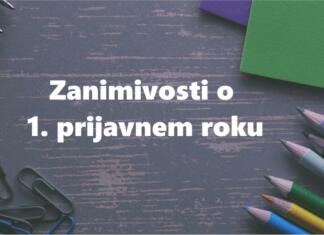 Zanimiva dejstva o prvem prijavnem roku 2023 Zanimivosti o prvem prijavnem roku