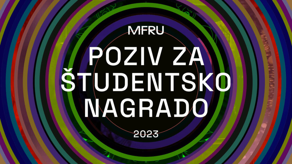 MFRU 2023 poziv za študentsko nagrado