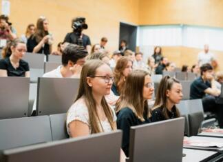 Medijski dan 2023 Študentke v predavalnici