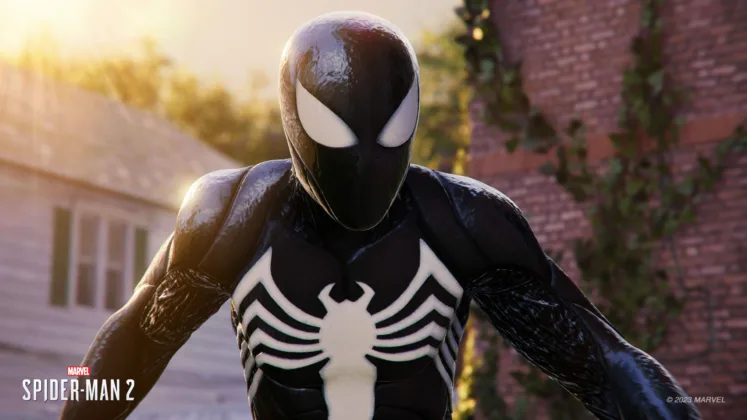 Simbiotska obleka, ki jo bo v Spider-Man 2 nosil Peter Parker