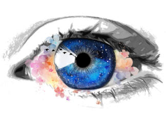 Bruchova membrana: Vse o tem delu očesa eye, creative, galaxy