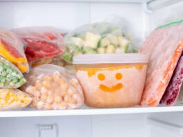 Ali lahko hrano ponovno zamrznemo? Pravilo, ki ga mnogi ne poznajo Frozen food in the freezer. Frozen vegetables, soup, ready meals in the freezer