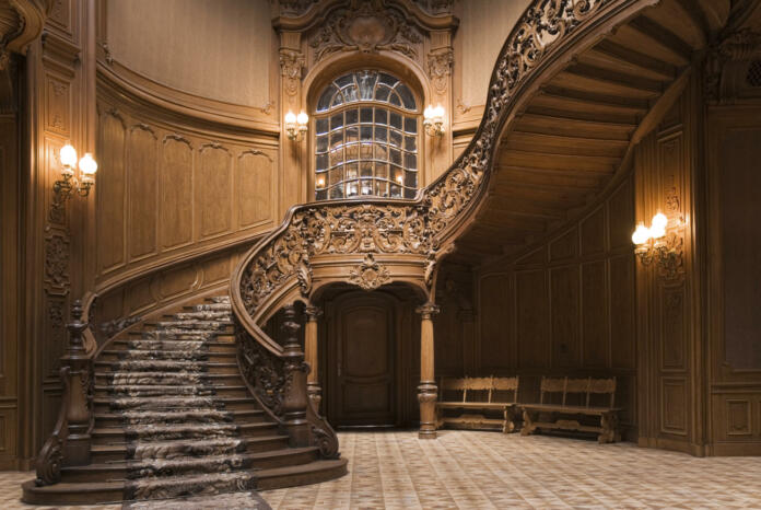 Stairs in the Lviv ancient casino