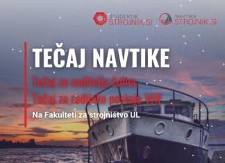 Tečaj za voditelja čolna in radijsko postajo VHF GMDSS | 16. – 18. oktober 2023 | UL FS