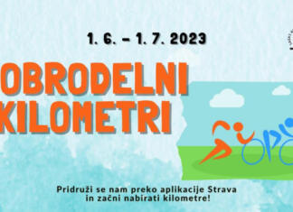 Dobrodelni kilometri za pomoč otrokom iz socialno ogroženih družin Dobrodelni kilometri