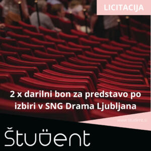 2 x darilni bon za predstavo po izbiri v SNG Drama Ljubljana