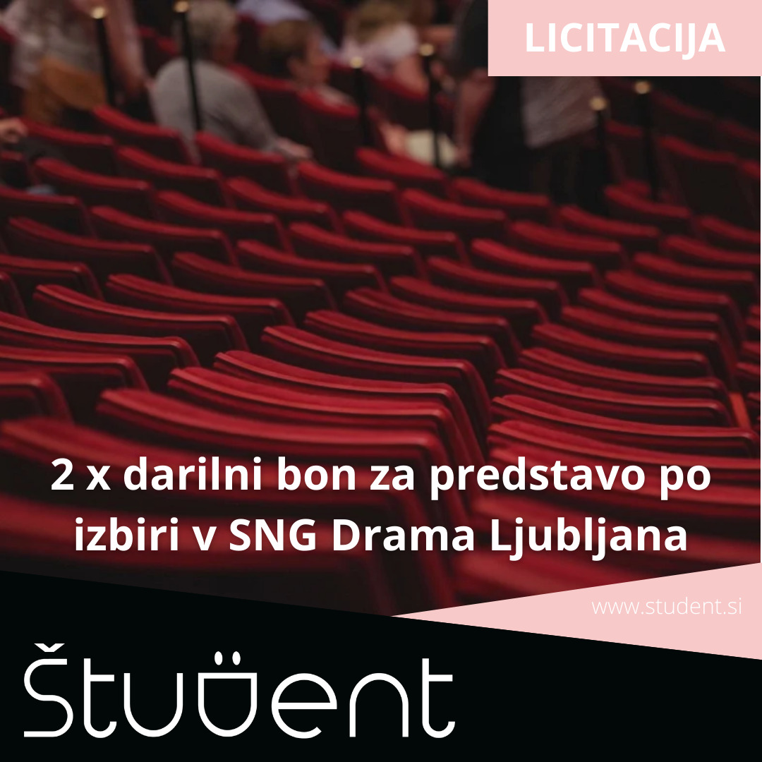 2 x darilni bon za predstavo po izbiri v SNG Drama Ljubljana