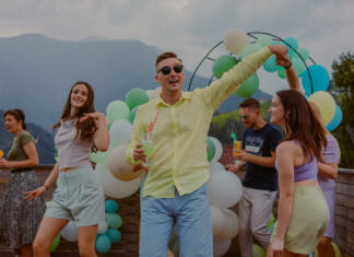 Matej Lebič predstavlja novo pesem, Pr’jatli (VIDEO) Matej Lebič na snemanju