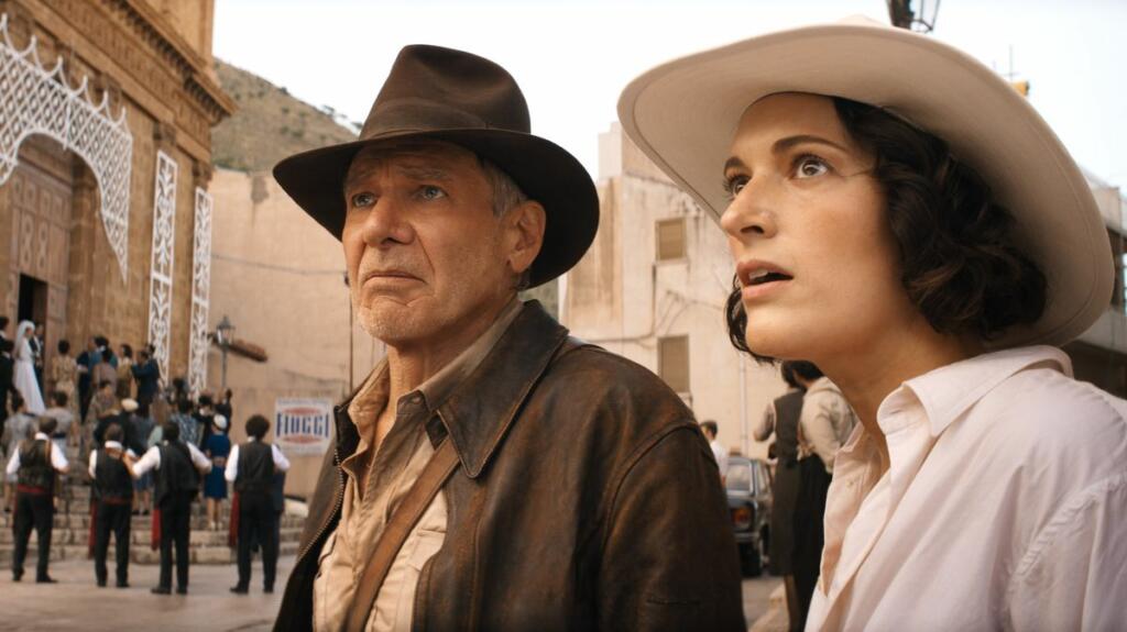 Harrison Ford in Phoebe Waller Bridge v filmu Indiana Jones 5