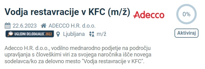 KFC prihaja v Ljubljano