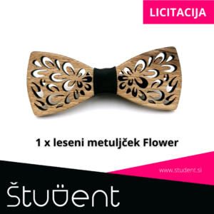 1 x leseni metuljček Flower