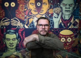 Martin Ander, umetnik, ki stoji za Fjällräven kolekcijo Kånken Art mander