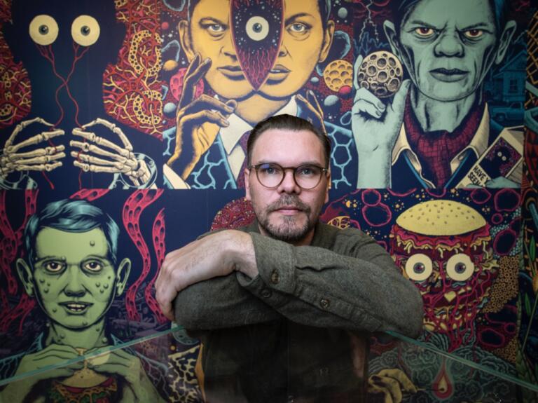 Martin Ander, umetnik, ki stoji za Fjällräven kolekcijo Kånken Art