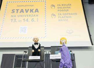 Tudi danes stavka na slovenskih univerzah, cilj ostaja jasen Stavka na univerzah, ki se je ministra nista udeležila