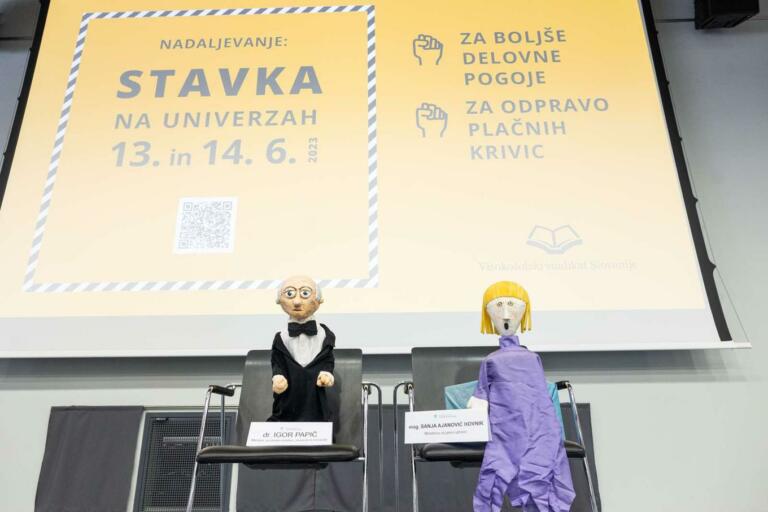 Tudi danes stavka na slovenskih univerzah, cilj ostaja jasen