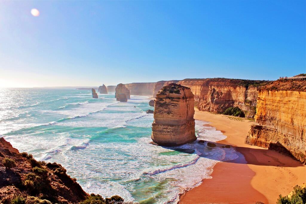 australia, great ocean road, beach