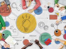 Light Bulb Ideas Creative Diagram Concept