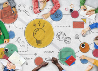 Kako sestaviti učinkovit načrt učenja? Light Bulb Ideas Creative Diagram Concept