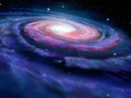 Spiral galaxy, illustration of Milky Way