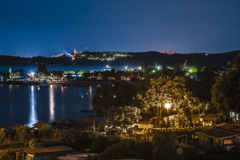 Valalta Naturist Camp view by night