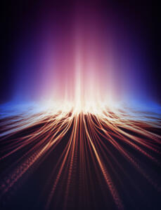 Abstract background image concept. Interconnected waveform data lines. Cloud computing concept. 3D illustration.