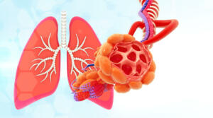 Alveoli anatomy human lungs. 3d illustration