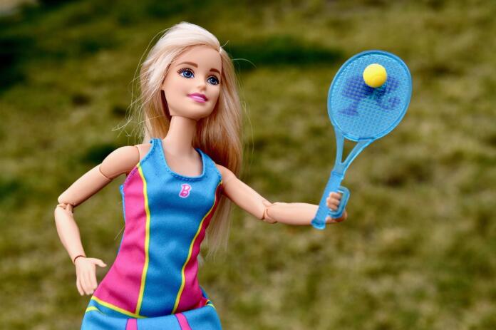 barbie, doll, tennis