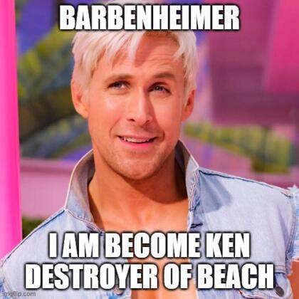 Barbie in Oppenheimer