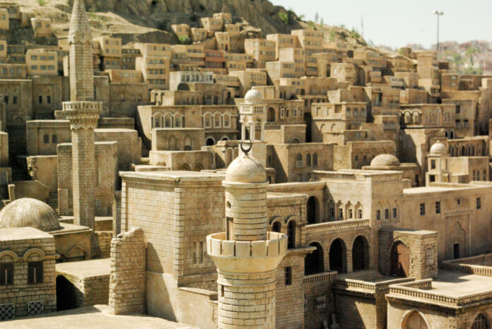 Landscape of the turkish city Mardin