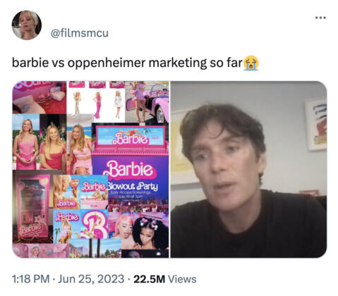 Barbie in Oppenheimer