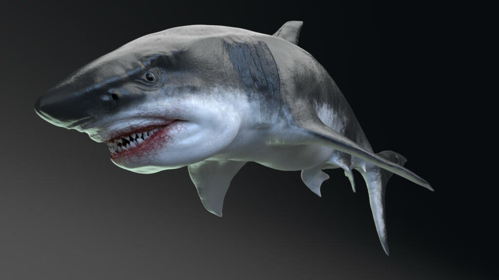 MEGALADON BPR Render, of background. 3d rendering