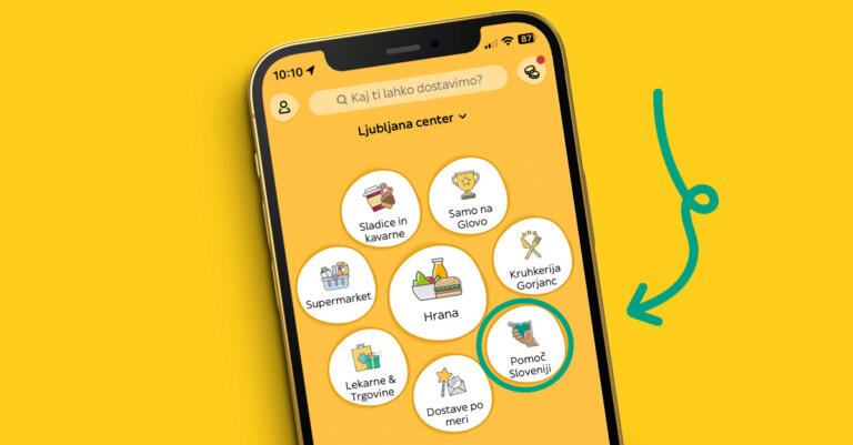 Glovo v partnerstvu z mednarodno organizacijo ADRA pomaga Sloveniji