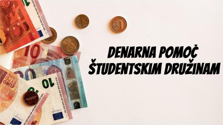 Denarna pomoč študentskim družinam v letu 2023: Odprt razpis Študentskega tolarja