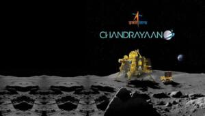 Prikaz pristanka indijskega modula na luni